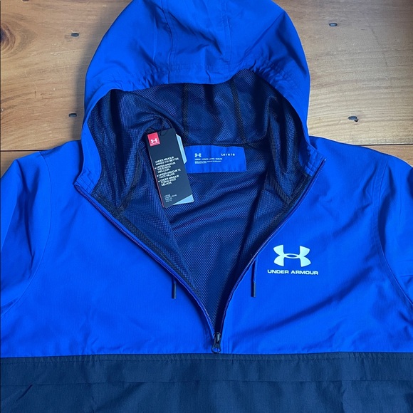 Under Armour Royal Blue and Black Pullover - Picture 4 of 9